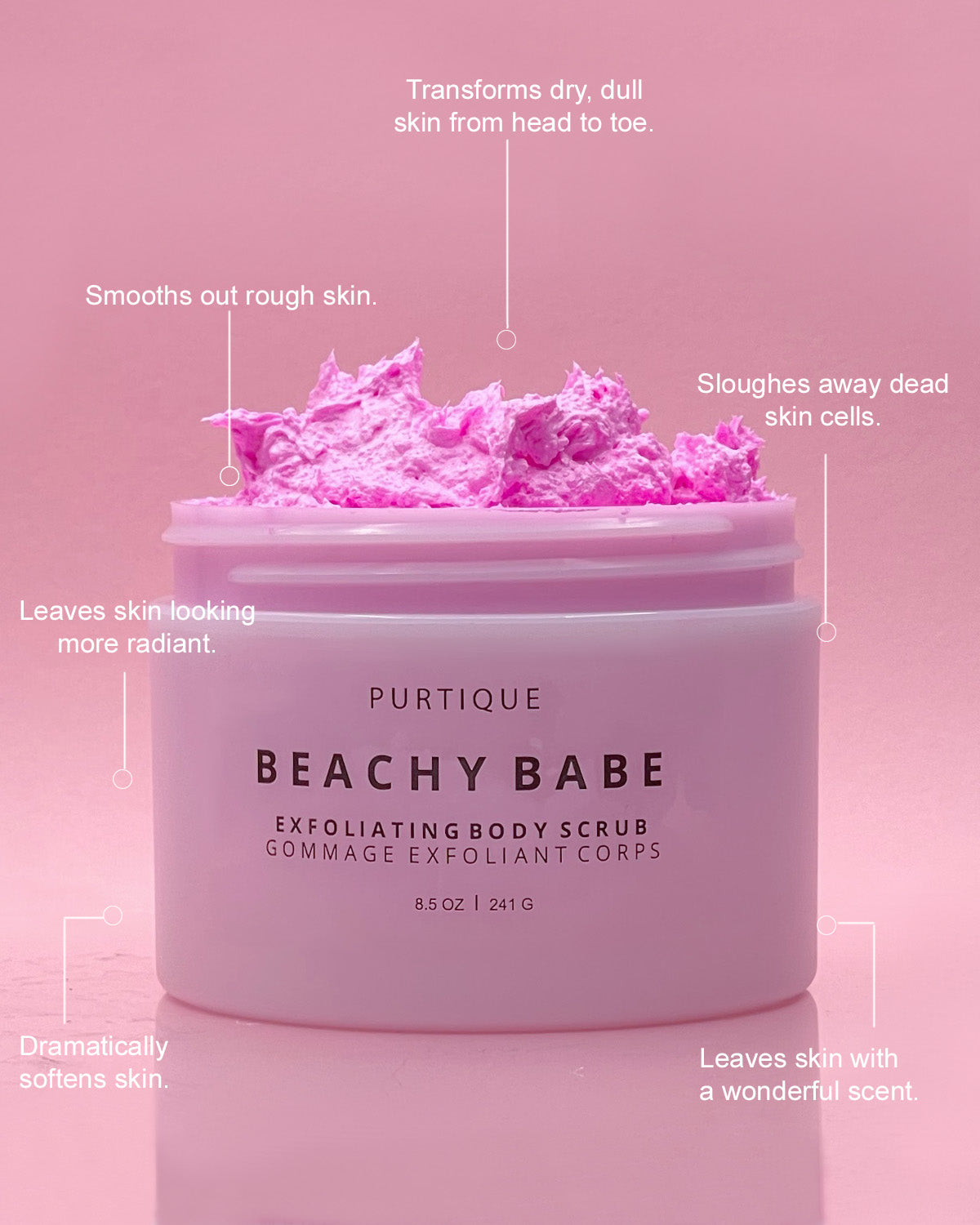 beachy babe exfoliating body scrub