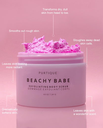 beachy babe exfoliating body scrub