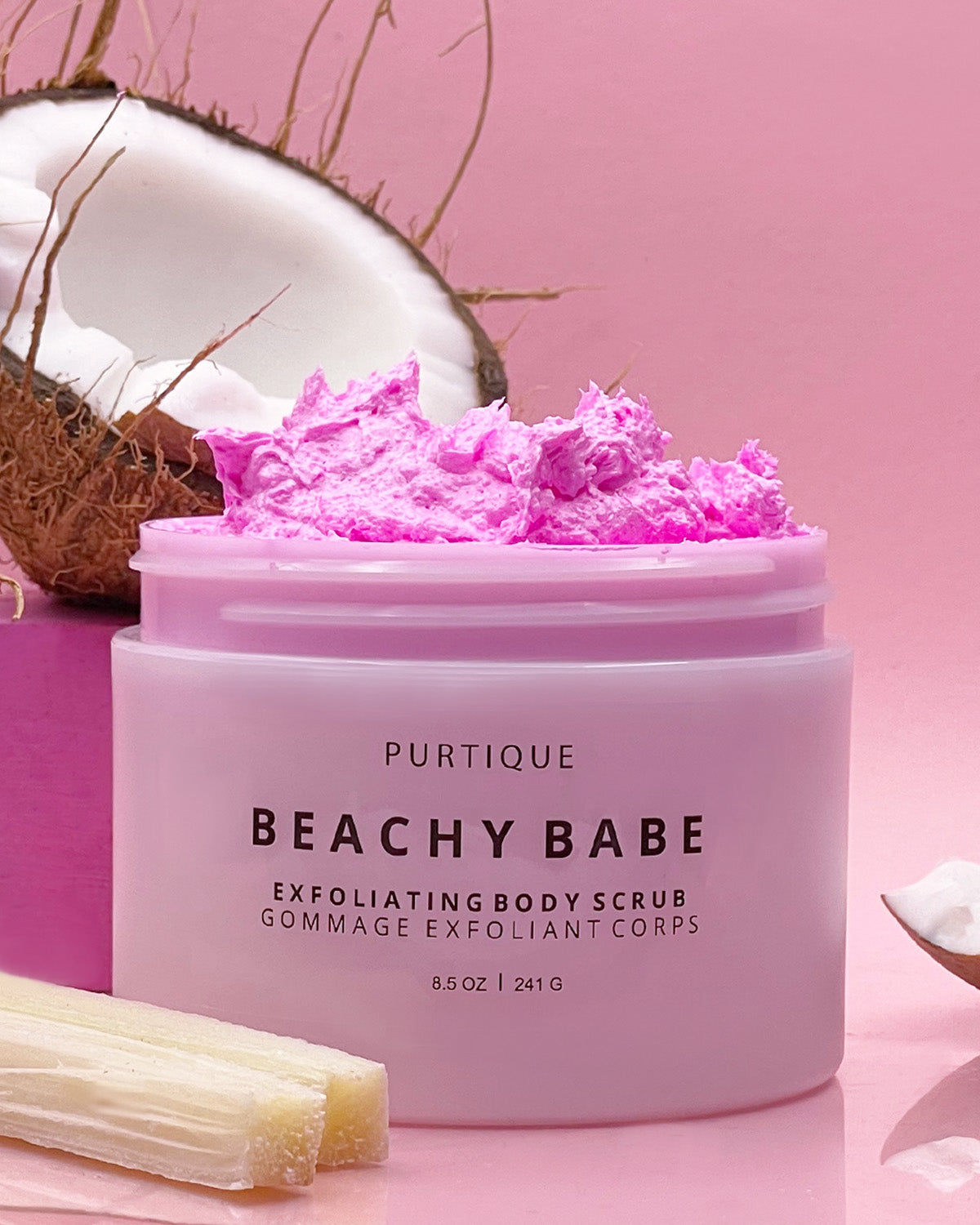 beachy babe exfoliating body scrub