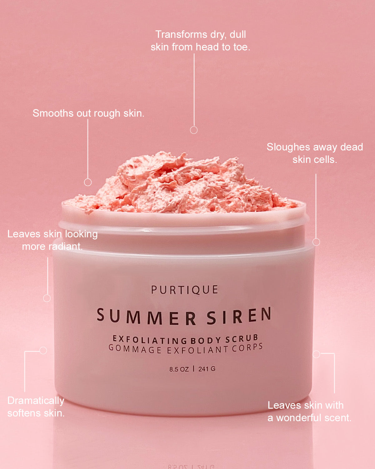 summer siren exfoliating body scrub