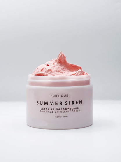 summer siren exfoliating body scrub